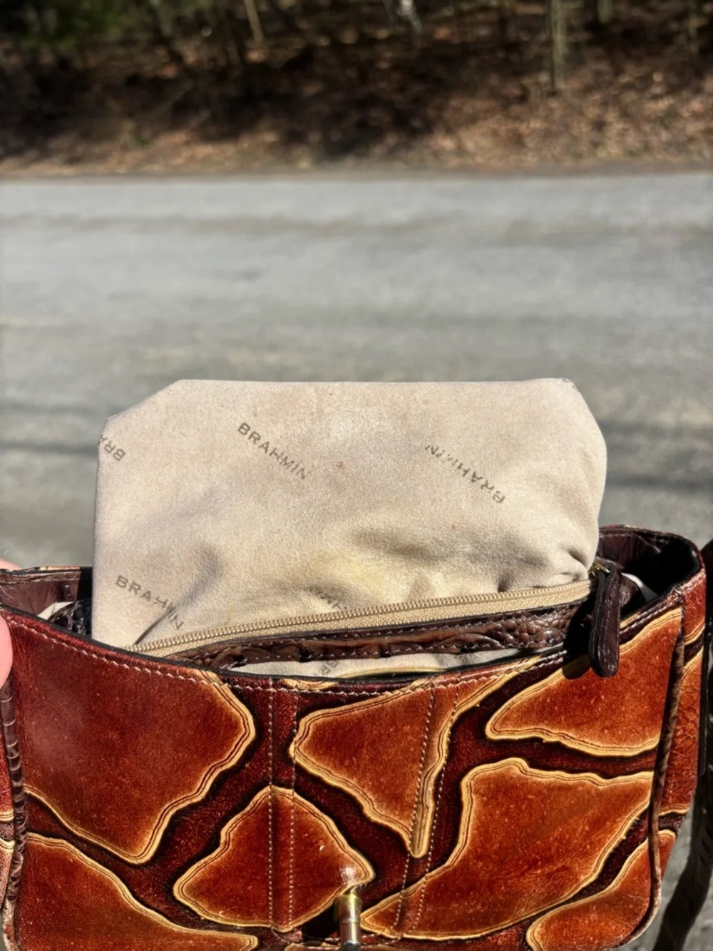 Brahmin Leather Crossbody Bag Limited Edition - Picture 9 of 17